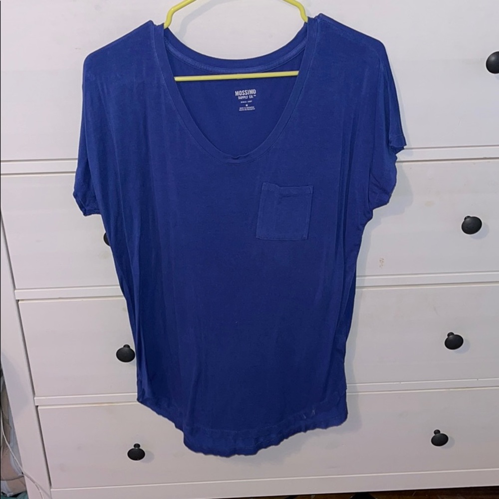 Blue Mossimo Pocket tee